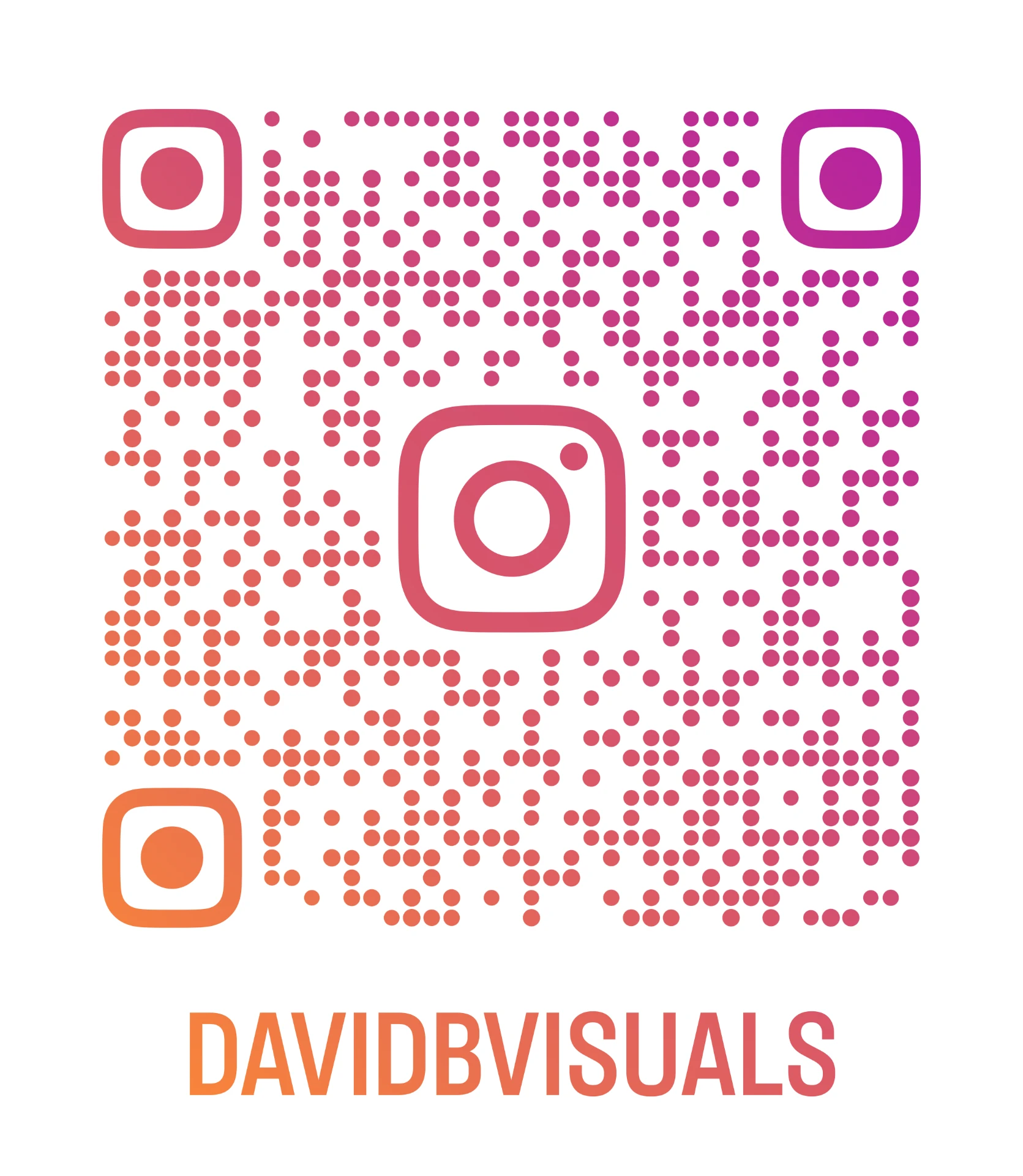 Instagram QR code for @davidbvisuals